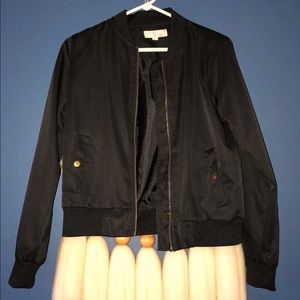 Black Bomber Jacket size small